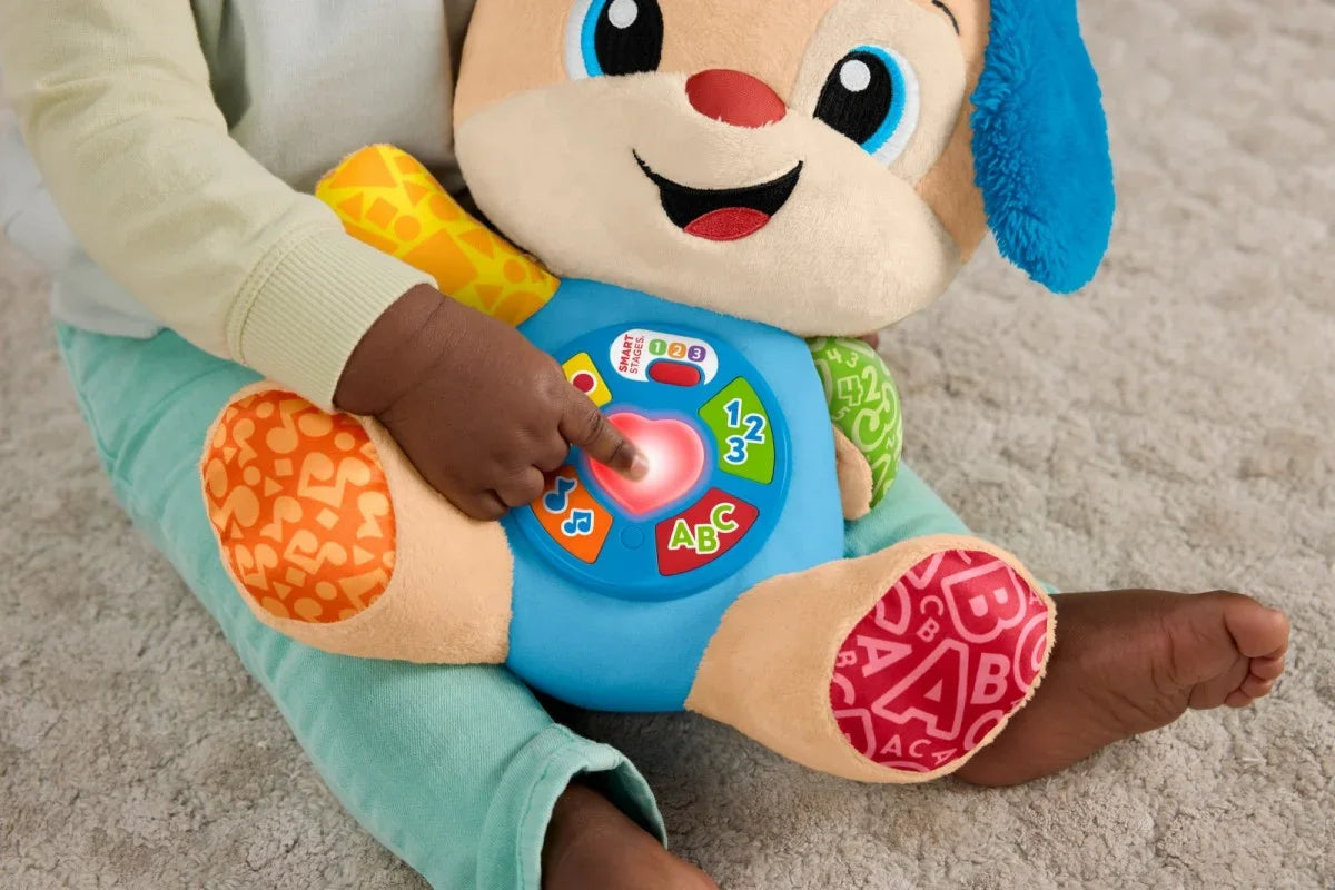 Fisher Price Maskotka interaktywna Szczeniaczek Uczniaczek (POL/ENG/CZ/SL/HU) - zabawki-dla-dziewczynki