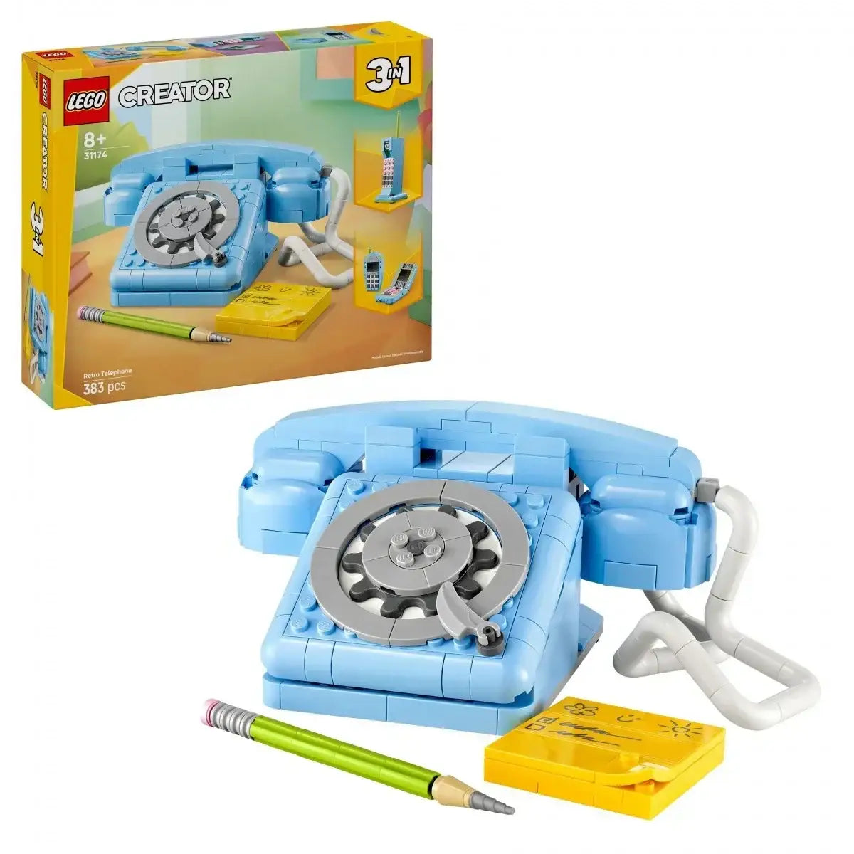 Klocki Creator 31174 Telefon w stylu retro - zabawki-dla-dziewczynki