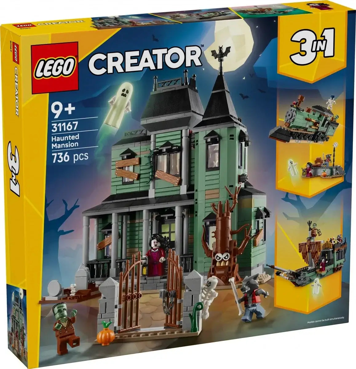 LEGO nawiedzony budynek Creator 3w1