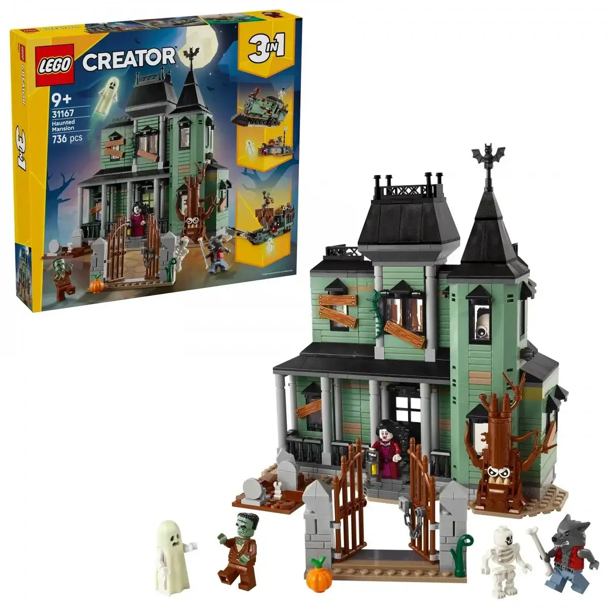 LEGO Creator 31167 Nawiedzona rezydencja dom strachu