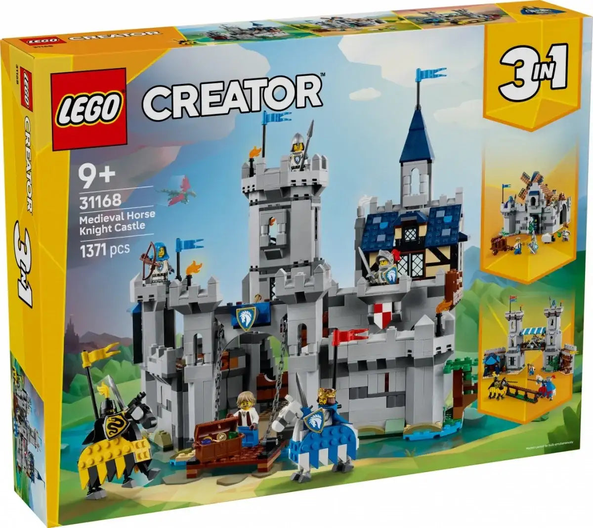 LEGO Creator rycerski zamek dla dzieci, zestaw kreatywny 31168, zabawka dla dziewczynek - zabawki-dla-dziewczynki