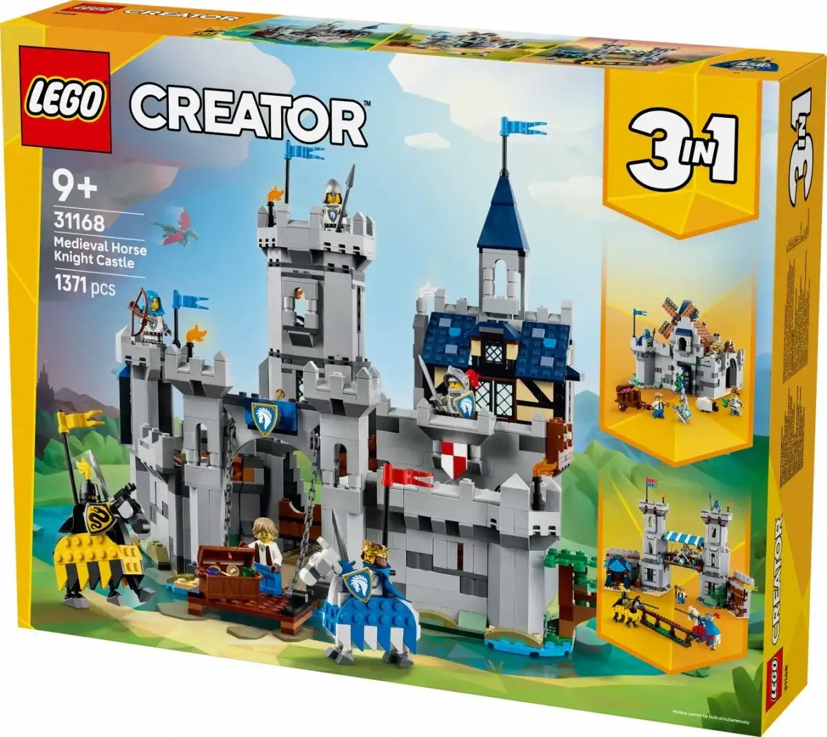 LEGO Creator zestaw zamek rycerski dla dzieci, kreatywna zabawka rozwijająca wyobraźnię - zabawki-dla-dziewczynki