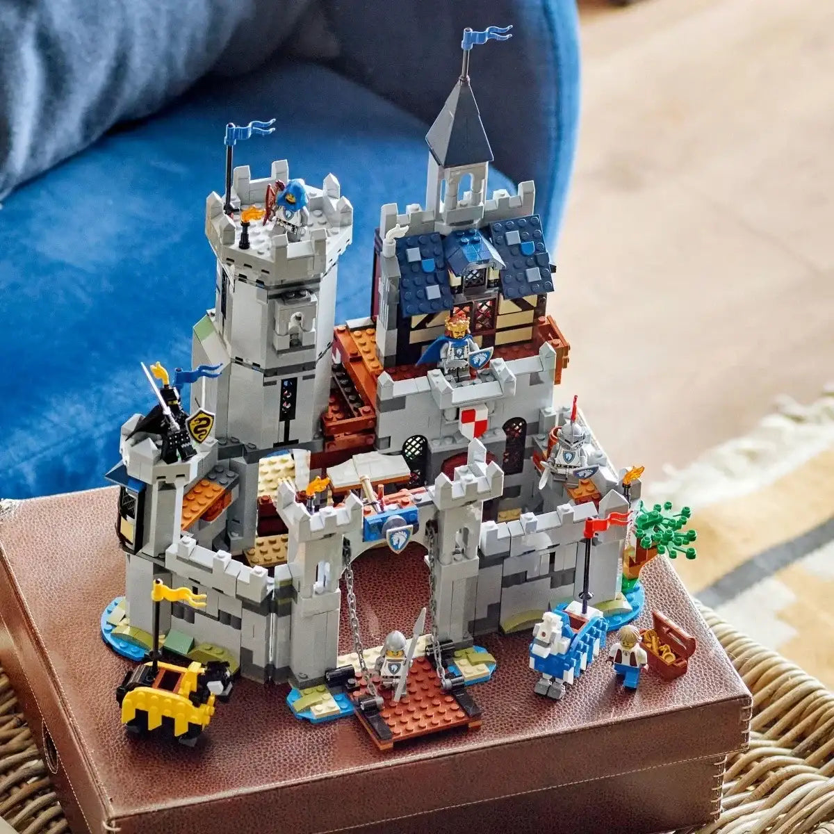 Zamek rycerski z klocków LEGO, kreatywna zabawka dla dziewczynki, rozwijająca wyobraźnię - zabawki-dla-dziewczynki