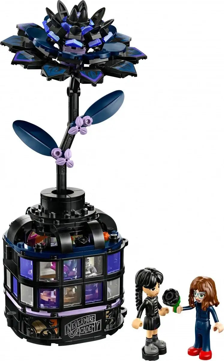 Zestaw LEGO Wednesday 76784 dla dzieci od 9 lat z czarną dalią i akcesoriami  - zabawki-dla-dziewczynki