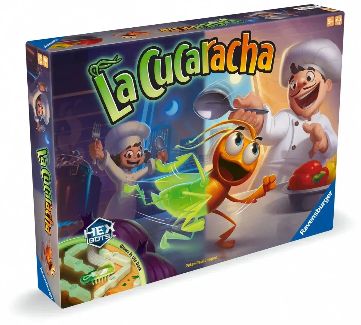 Ravensburger Polska Gra La Cucaracha świecąca w ciemności zabawka dla dzieci - zabawki-dla-dziewczynki