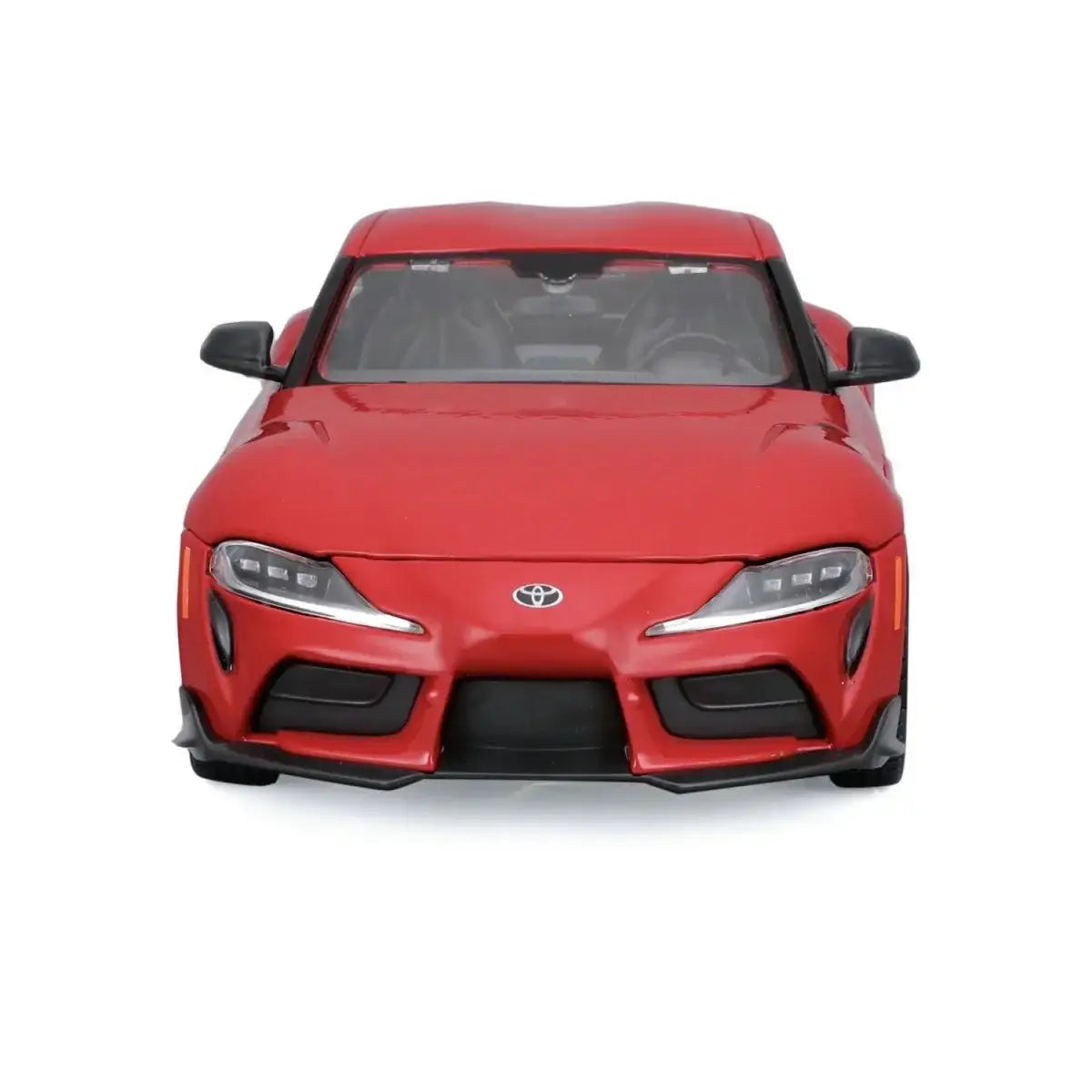 Realistyczny czerwony samochód Maisto Toyota GR Supra w skali 1 24  - zabawki-dla-dziewczynki