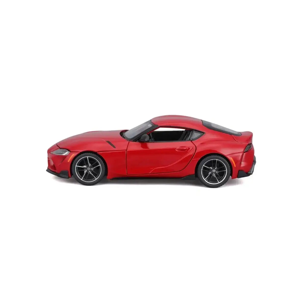 Realistyczny czerwony samochód Maisto Toyota GR Supra w skali 1/24  - zabawki-dla-dziewczynki