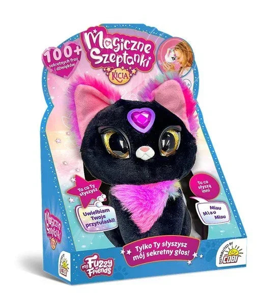 Cobi Maskotka interaktywna Magic Whispers Kicia czarna dla dzieci - zabawki-dla-dziewczynki