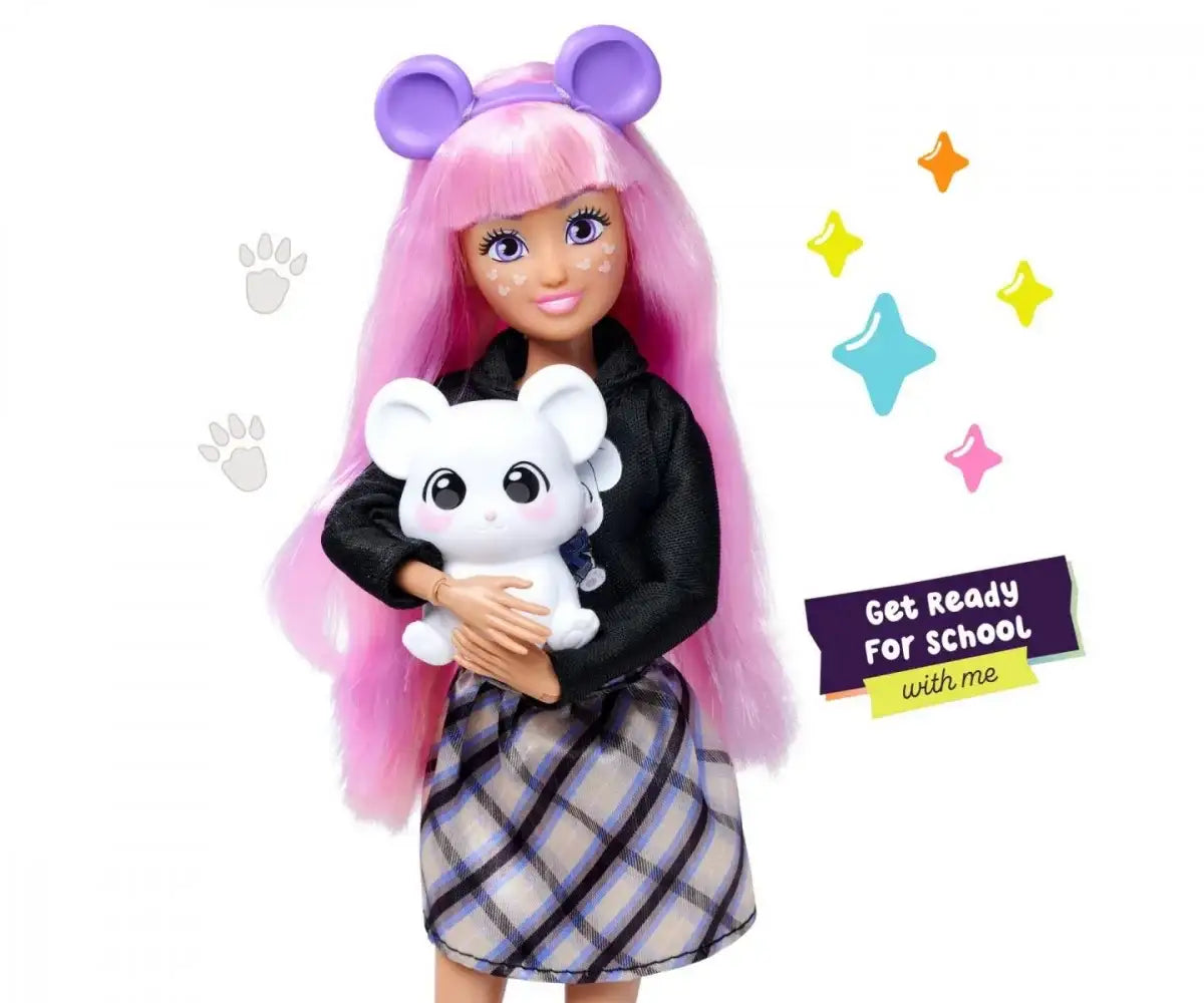 Simba Kawaii Hi Cora doll z małym zwierzątkiem Kurumi