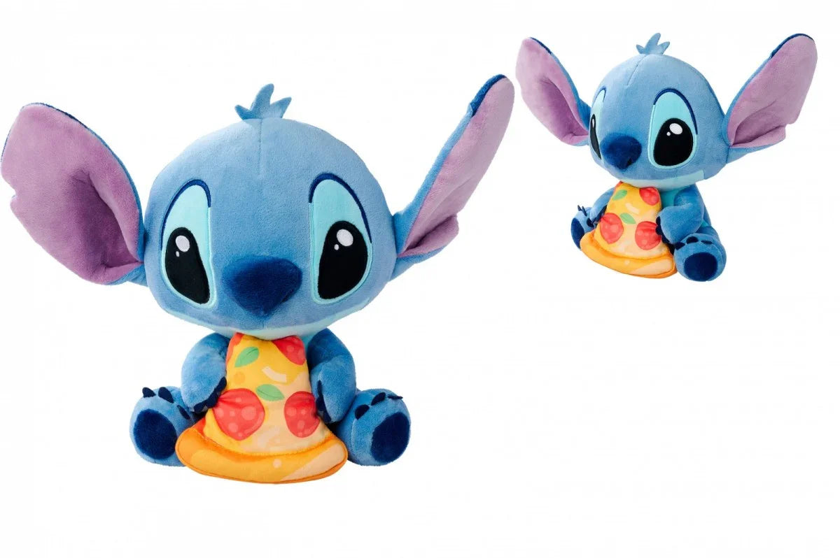 Simba Maskotka Disney Stitch z pizzą 25 cm oryginalna dla dzieci - zabawki-dla-dziewczynki