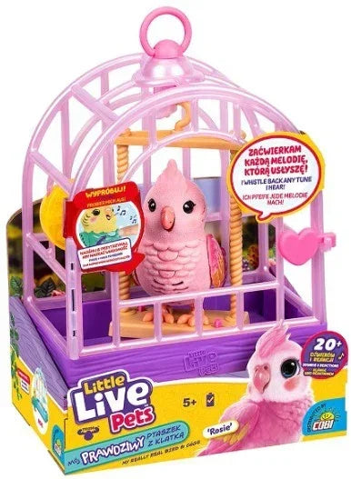 Cobi Figurka interaktywna Little Live Pets Mój prawdziwy ptaszek - zabawki-dla-dziewczynki