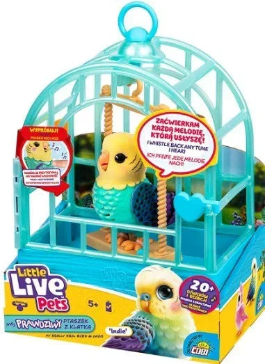 Mój prawdziwy ptaszek Cobi Little Live Pets edukacyjna zabawka - zabawki-dla-dziewczynki