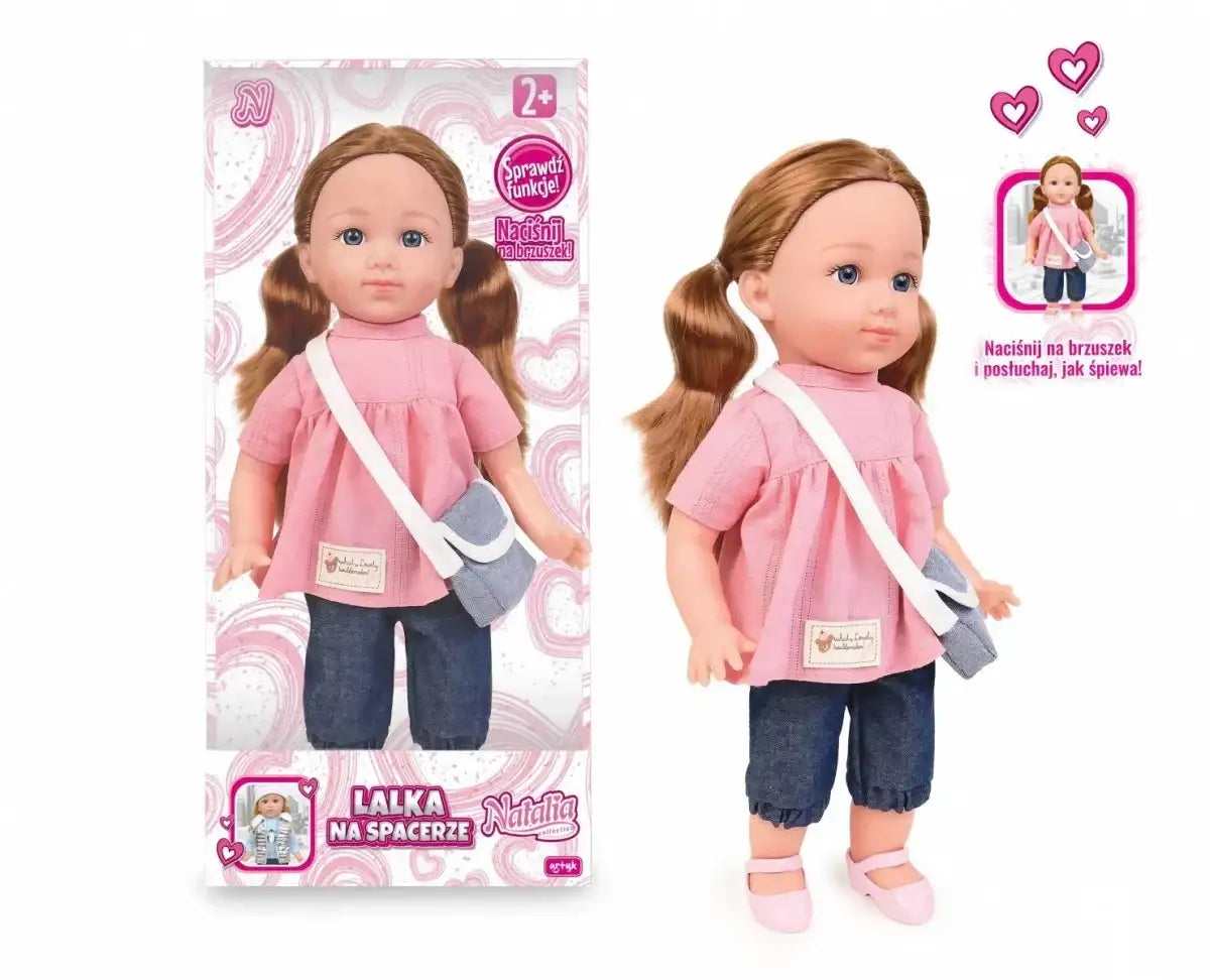 Lalka funkcyjna Natalia 36 cm interaktywna mówiąca i śpiewająca - zabawki-dla-dziewczynki