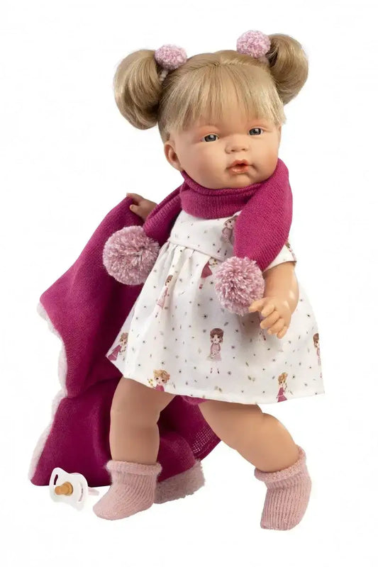 Llorens Lalka Joelle 38 cm płacząca lalka bobas