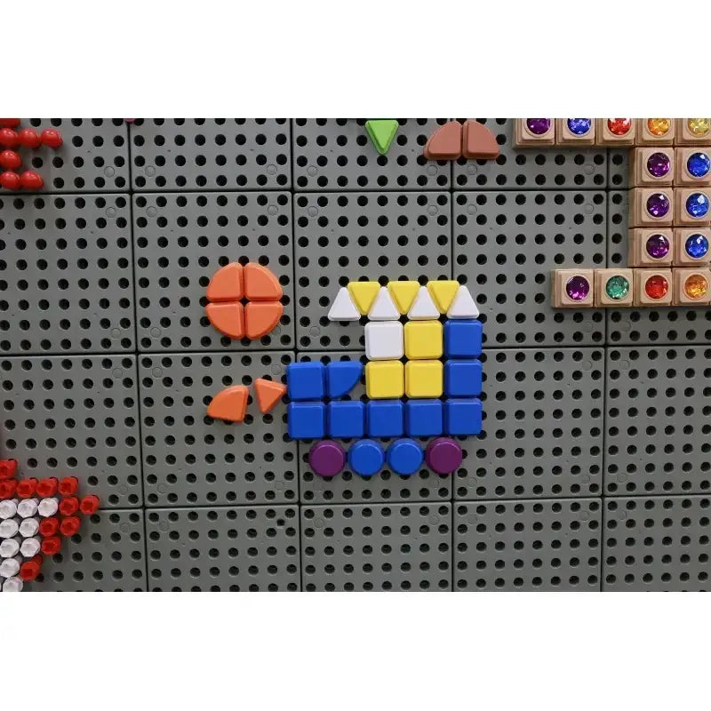 MASTERKIDZ Tablice z 256 elementami geometrycznymi rozwój wyobraźni dla dzieci - zabawki-dla-dziewczynki