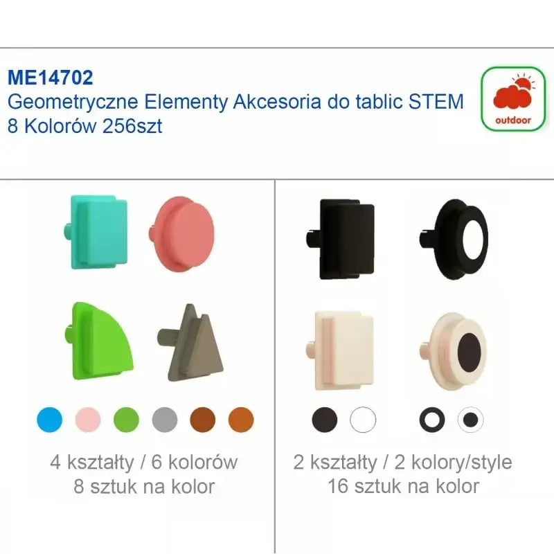 Geometryczne Elementy Tablic MASTERKIDZ 256 szt zabawka edukacyjna dla dzieci - zabawki-dla-dziewczynki