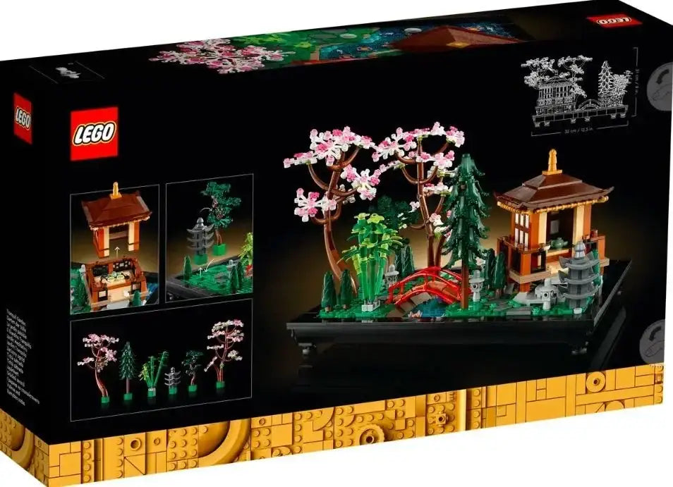 LEGO Icons 10315 Zaciszny ogród z pawilonem i mostem - zabawki-dla-dziewczynki