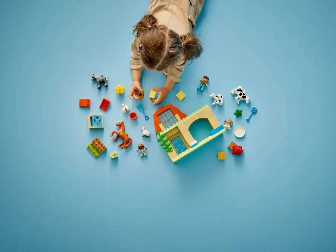 Budowanie farmy z LEGO DUPLO 10416 rozwija wyobraźnię i zdolności manualne - zabawki-dla-dziewczynki