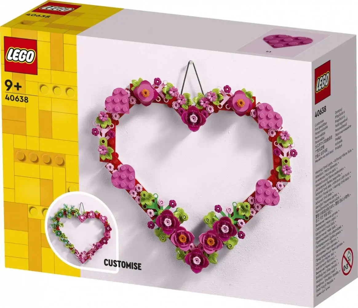 LEGO Ozdoba w kształcie serca zestaw do budowania i dekorowania - zabawki-dla-dziewczynki