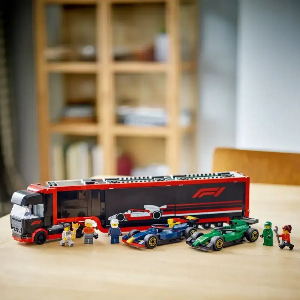LEGO 60445 F1 – ciężarówka z bolidami Formuły 1