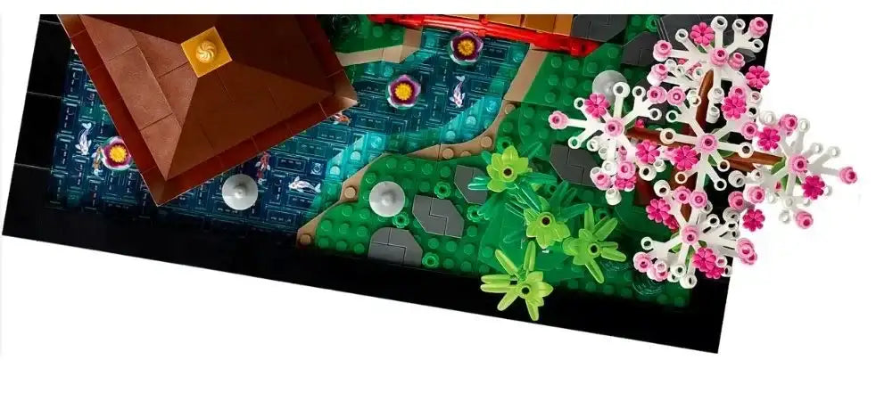 LEGO Icons 10315 mini ogród zen do domu i biura - zabawki-dla-dziewczynki