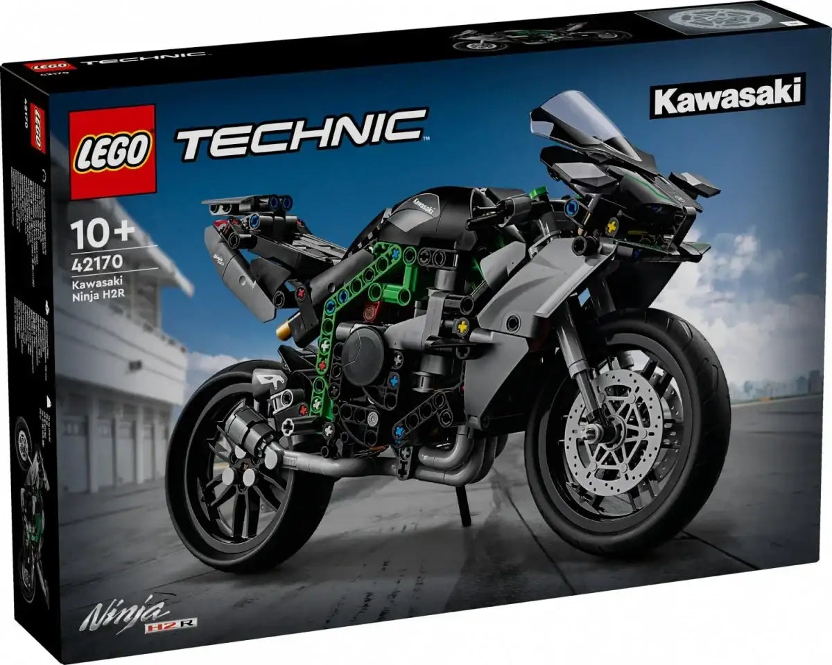LEGO Technic 42170 Motocykl Kawasaki Ninja H2R z realistycznymi detalami - zabawki-dla-dziewczynki