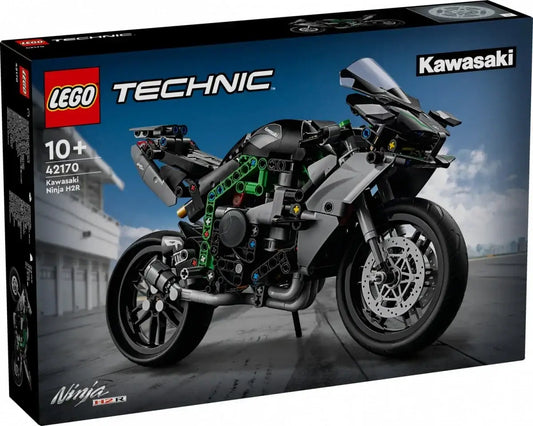 LEGO Technic 42170 Motocykl Kawasaki Ninja H2R z realistycznymi detalami - zabawki-dla-dziewczynki