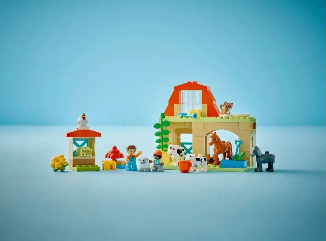 LEGO DUPLO 10416 farma stajnia kurnik stodoła i zwierzęta gospodarskie - zabawki-dla-dziewczynki