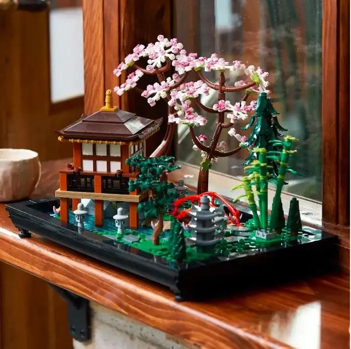 Zestaw LEGO Icons 10315 z pawilonem herbacianym - zabawki-dla-dziewczynki