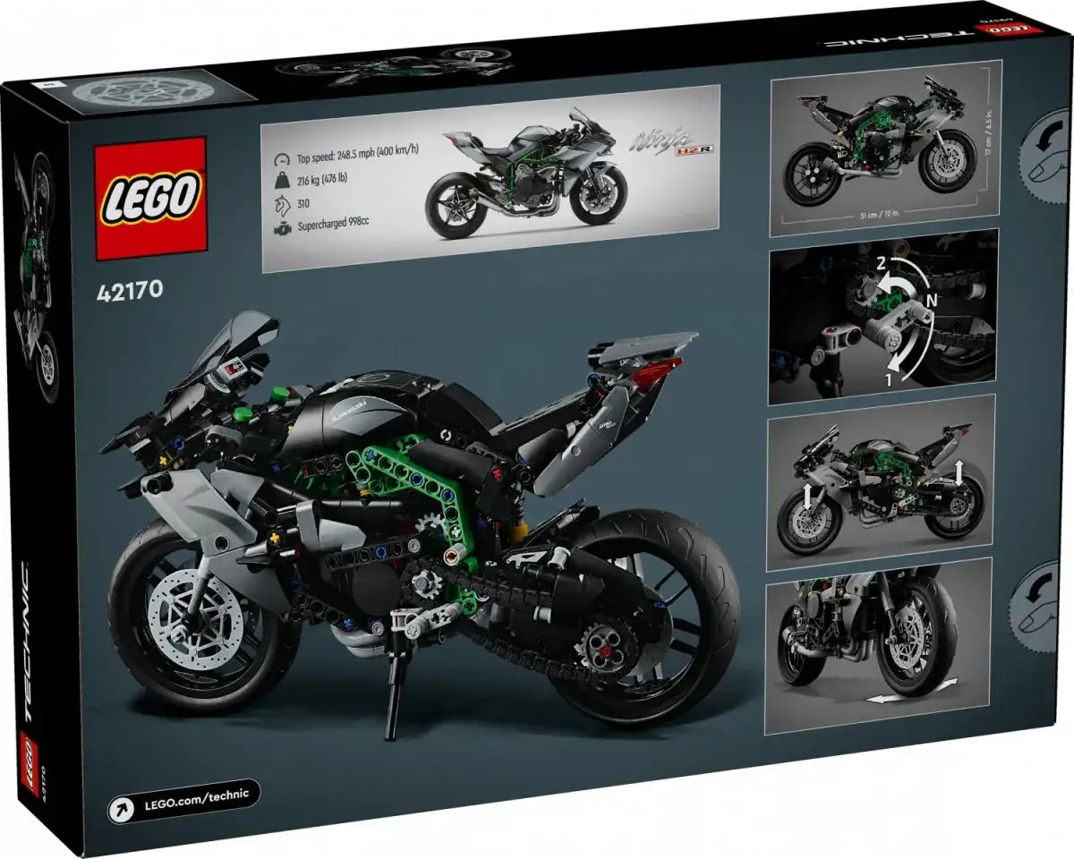 Model LEGO Technic Kawasaki Ninja H2R w skali 1:8 - zabawki-dla-dziewczynki
