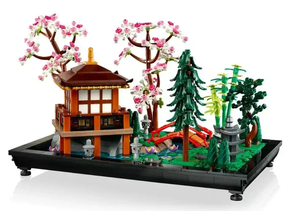LEGO Icons 10315 pawilon most i dekoracje w stylu japońskim - zabawki-dla-dziewczynki