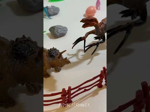 Zestaw figurek dinozaurów WOOPIE – 16 realistycznych figurek dinozaurów