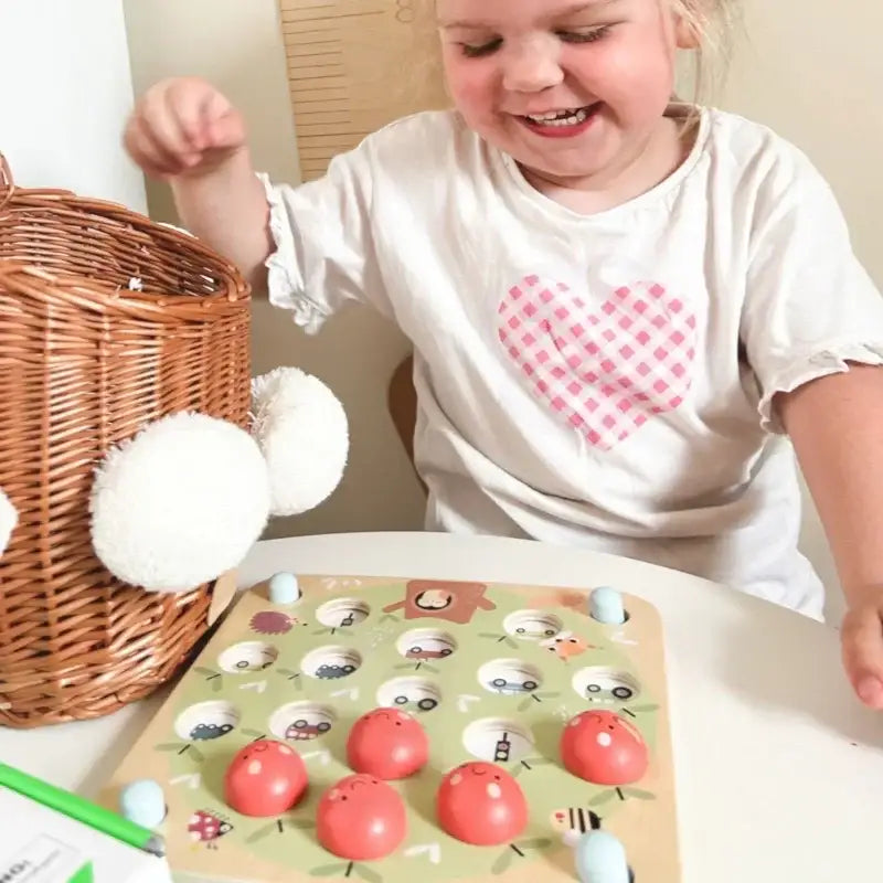 TOOKY TOY Memory Gra Pamięciowa Jabłuszka - zabawki-dla-dziewczynki