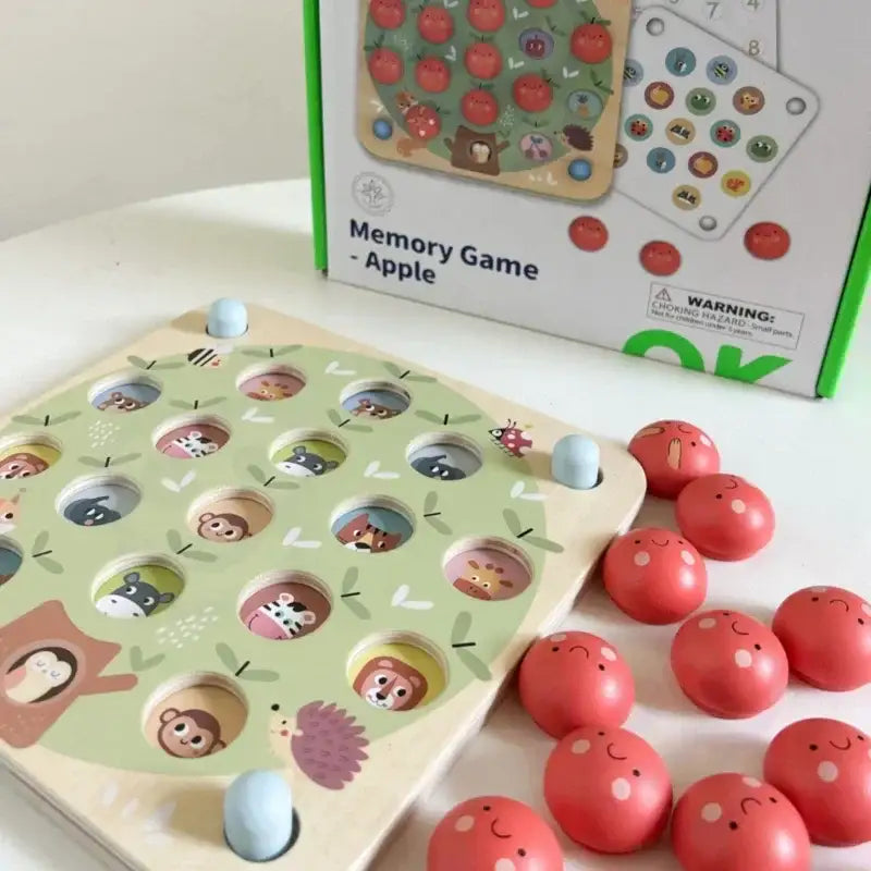 TOOKY TOY Memory Gra Pamięciowa Jabłuszka - zabawki-dla-dziewczynki