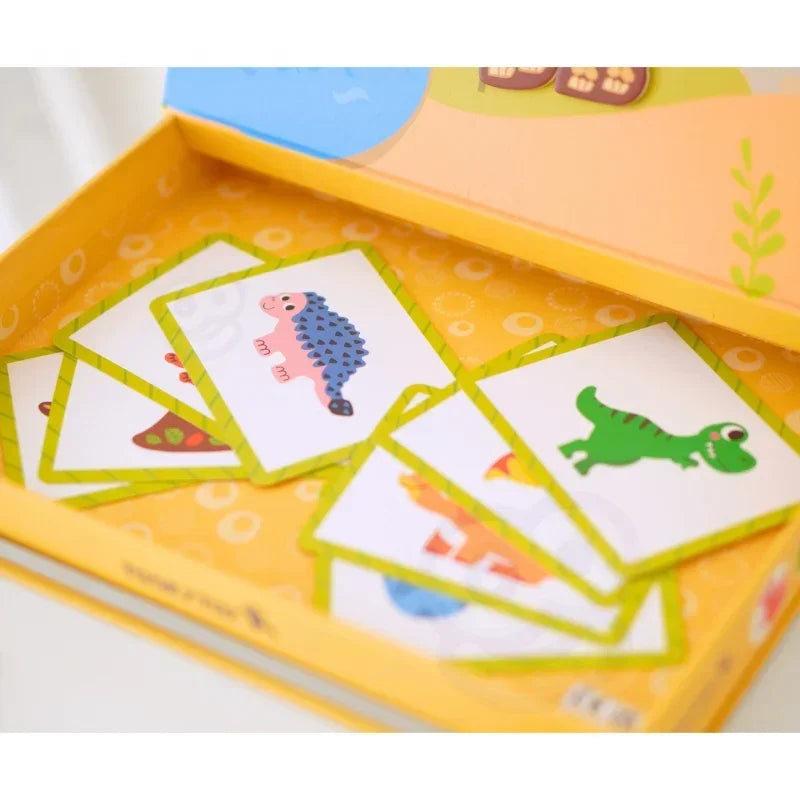 Układanka TOOKY TOY magnetyczna dinozaury zabawka edukacyjna - zabawki-dla-dziewczynki