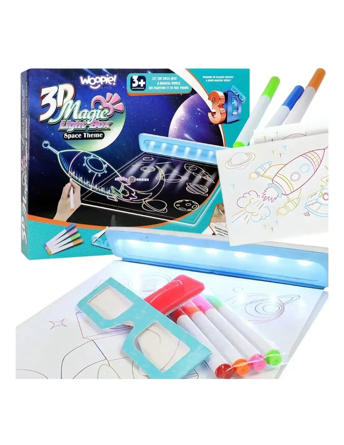 Woopie tablica 3D LED rozwija zdolności manualne - zabawki-dla-dziewczynki