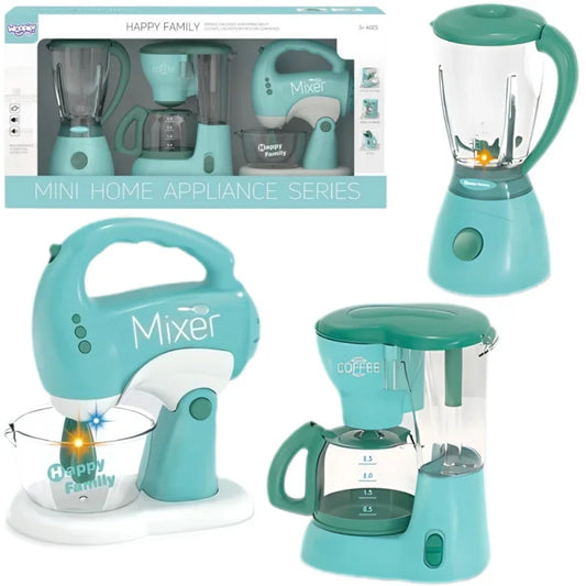 Zestaw AGD dla dzieci WOOPIE mikser blender robot kuchenny 3w1 - zabawki-dla-dziewczynki