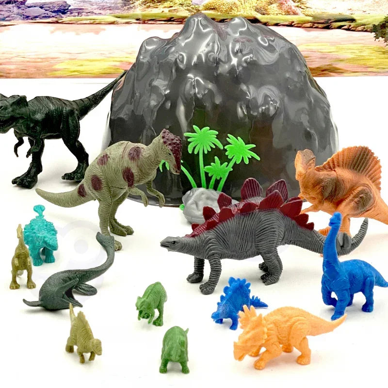 WOOPIE Zestaw Figurki Dinozaury 34 szt. zabawka edukacyjna dla dzieci - zabawki-dla-dziewczynki