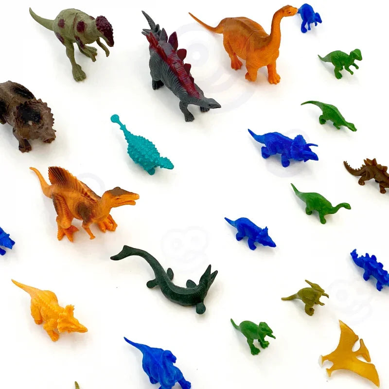 WOOPIE Dinozaury figurki 34 szt. zestaw edukacyjny dla dzieci - zabawki-dla-dziewczynki