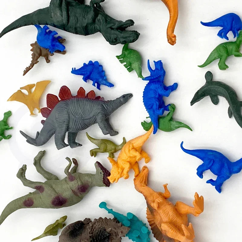 WOOPIE figurki Dinozaury 34 elementy zestaw dla malucha - zabawki-dla-dziewczynki