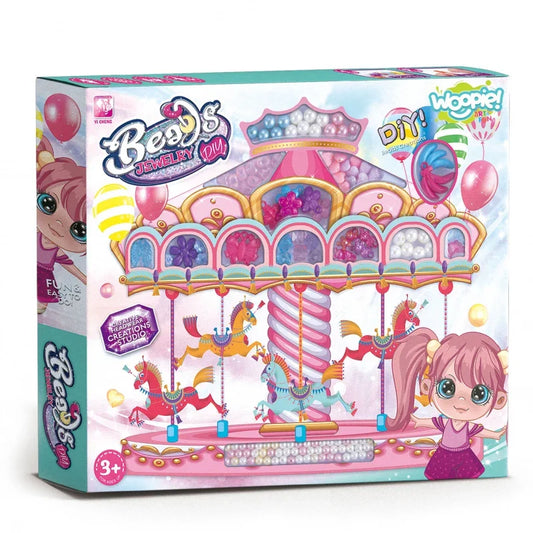 WOOPIE ART&FUN Zestaw do Robienia Biżuterii Bransoletek Wisiorków Pierścionków - zabawki-dla-dziewczynki