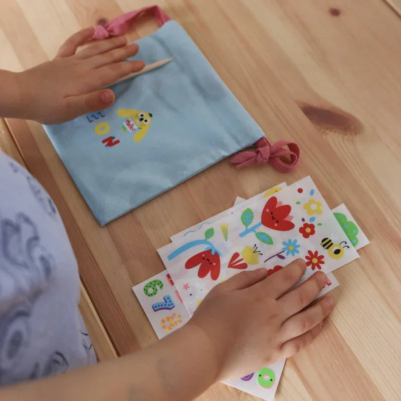 WOOPIE ART&FUN Zestaw Kreatywny Magiczna Torebka + Naklejki do Dekoracji ponad 109 szt. - zabawki-dla-dziewczynki