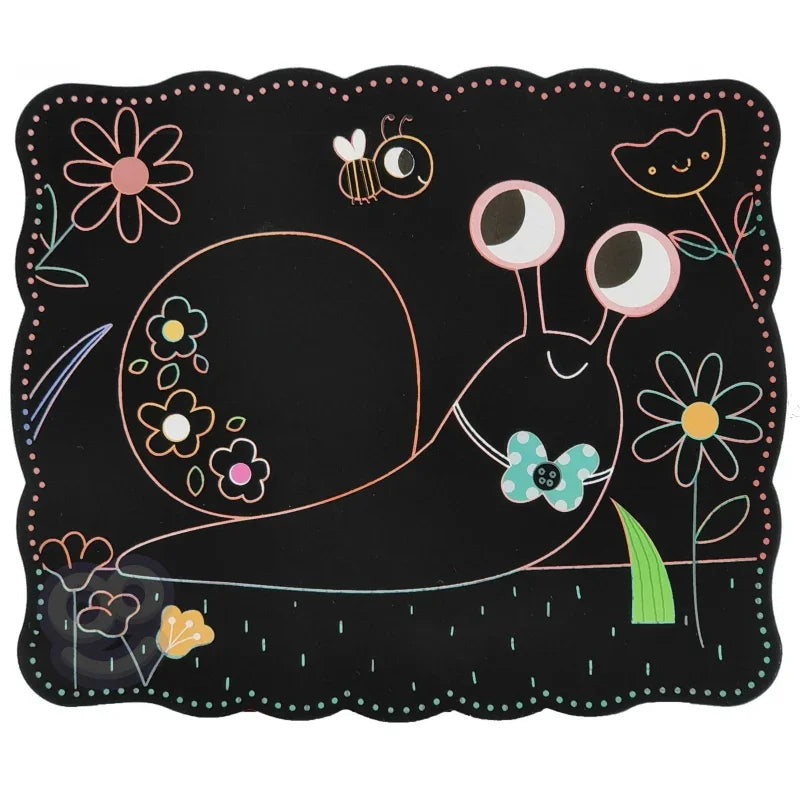 WOOPIE ART&FUN Zestaw Kreatywny Wydrapywanki dla Dzieci 7 el. - zabawki-dla-dziewczynki