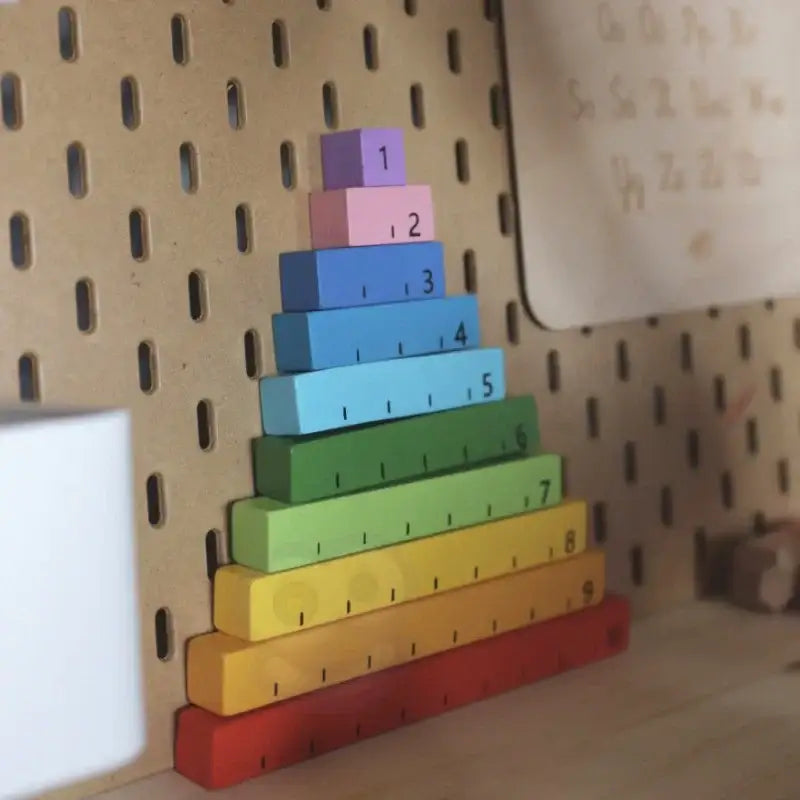 Tooky Toy Edukacyjne Pudełko Montessori Układanka Liczydło Tablica Pogody 6w1 od 3 Lat - zabawki-dla-dziewczynki