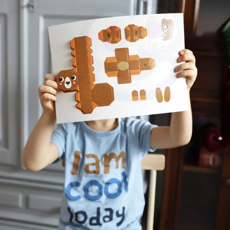 WOOPIE ART&FUN Zestaw Kreatywny Origami 3D Zrób to Sam 10 Zwierzaków - zabawki-dla-dziewczynki