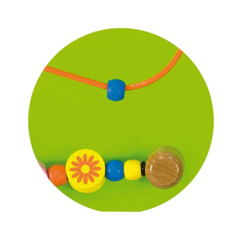 Drewniana tablica edukacyjna Viga Toys manipulacyjna - zabawki-dla-dziewczynki