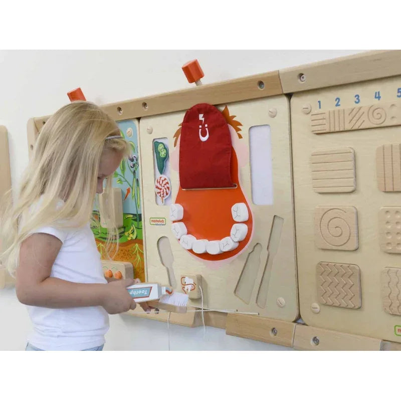 Tablica Montessori MASTERKIDZ higiena jamy ustnej - zabawki-dla-dziewczynki