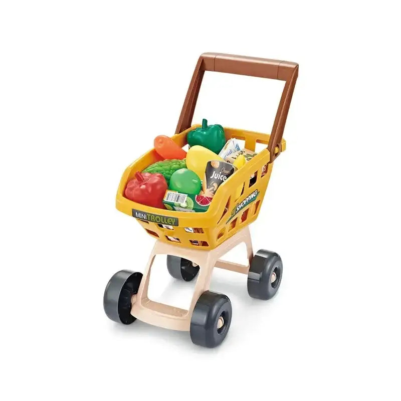 WOOPIE supermarket z wózkiem i kasą zabawa w sklep - zabawki-dla-dziewczynki