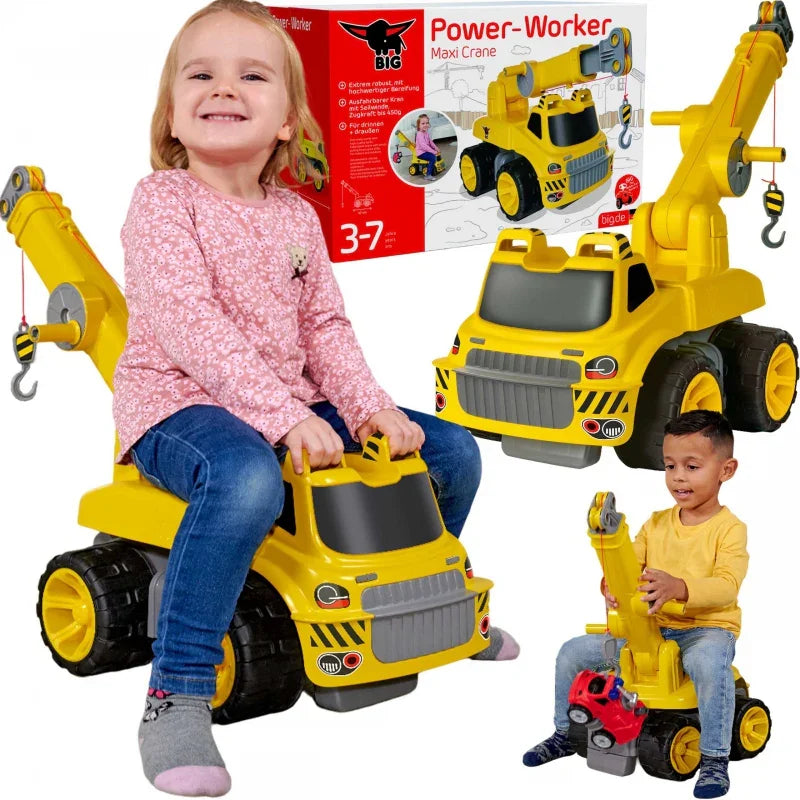 BIG Maxi Crane jeździk dźwig dla dzieci - zabawki-dla-dziewczynki