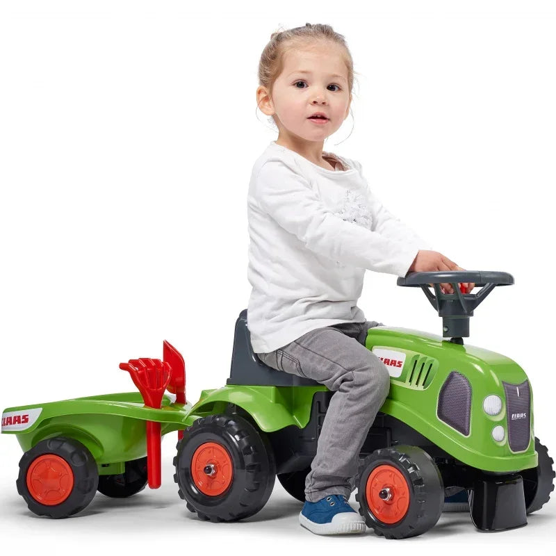 FALK zielony traktorek Baby Claas do kreatywnej zabawy - zabawki-dla-dziewczynki